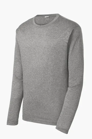 Sport-Tek Long Sleeve Heather Contender Tee — view 6