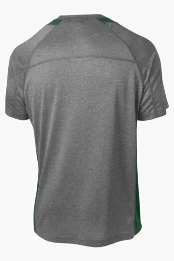 Sport-Tek Heather Colorblock Contender Tee — view 17