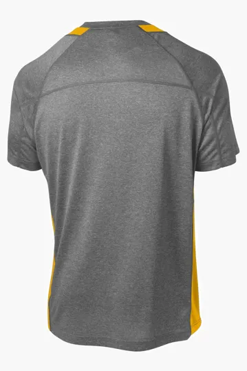 Sport-Tek Heather Colorblock Contender Tee — view 18