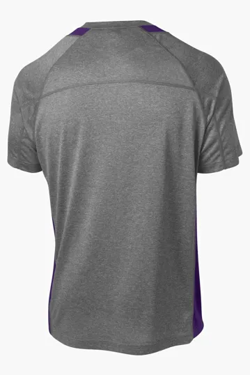 Sport-Tek Heather Colorblock Contender Tee — view 20