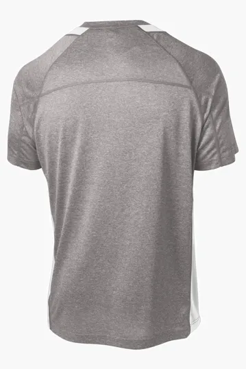 Sport-Tek Heather Colorblock Contender Tee — view 22