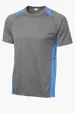 Sport-Tek Heather Colorblock Contender Tee — view 3
