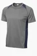 Sport-Tek Heather Colorblock Contender Tee — view 10