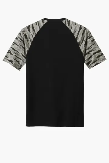 Sport-Tek Drift Camo Colorblock Tee — view 8