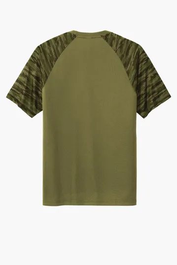 Sport-Tek Drift Camo Colorblock Tee — view 9