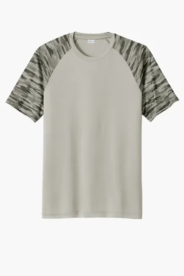 Sport-Tek Drift Camo Colorblock Tee — view 4