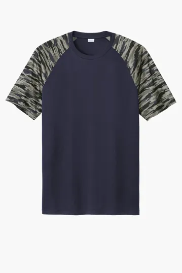 Sport-Tek Drift Camo Colorblock Tee — view 5