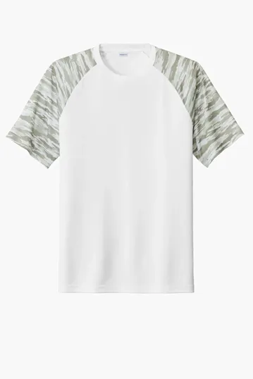 Sport-Tek Drift Camo Colorblock Tee — view 7