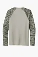 Sport-Tek Drift Camo Colorblock Long Sleeve Tee — view 10