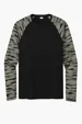 Sport-Tek Drift Camo Colorblock Long Sleeve Tee — view 2