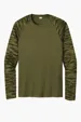 Sport-Tek Drift Camo Colorblock Long Sleeve Tee — view 3