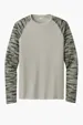 Sport-Tek Drift Camo Colorblock Long Sleeve Tee — view 4