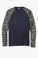 Sport-Tek Drift Camo Colorblock Long Sleeve Tee — view 5
