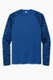 Sport-Tek Drift Camo Colorblock Long Sleeve Tee — view 6