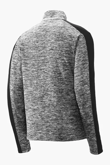Sport-Tek PosiCharge Electric Heather Colorblock 1/4-Zip Pullover — view 7