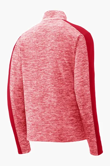 Sport-Tek PosiCharge Electric Heather Colorblock 1/4-Zip Pullover — view 8