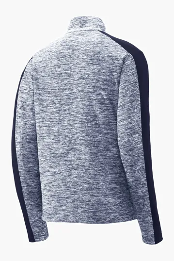 Sport-Tek PosiCharge Electric Heather Colorblock 1/4-Zip Pullover — view 10