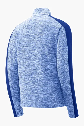 Sport-Tek PosiCharge Electric Heather Colorblock 1/4-Zip Pullover — view 11