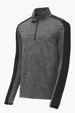 Sport-Tek PosiCharge Electric Heather Colorblock 1/4-Zip Pullover — view 4