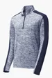 Sport-Tek PosiCharge Electric Heather Colorblock 1/4-Zip Pullover — view 5
