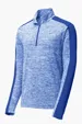 Sport-Tek PosiCharge Electric Heather Colorblock 1/4-Zip Pullover — view 6
