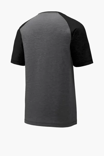 Sport-Tek PosiCharge Tri-Blend Wicking Raglan Tee — view 8