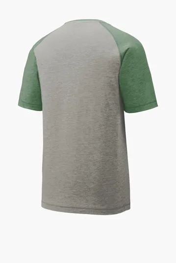 Sport-Tek PosiCharge Tri-Blend Wicking Raglan Tee — view 10