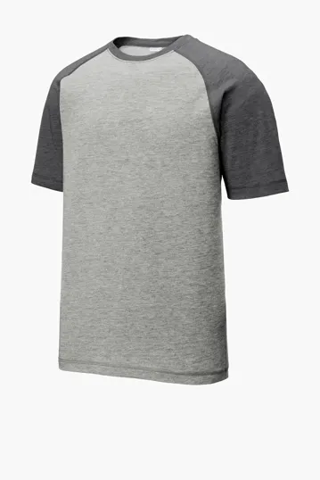 Sport-Tek PosiCharge Tri-Blend Wicking Raglan Tee — view 17
