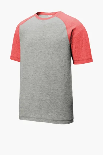 Sport-Tek PosiCharge Tri-Blend Wicking Raglan Tee — view 20