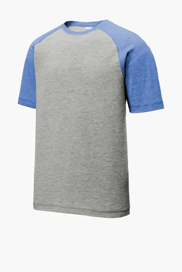 Sport-Tek PosiCharge Tri-Blend Wicking Raglan Tee — view 26