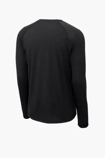 Sport-Tek PosiCharge Long Sleeve Tri-Blend Wicking Raglan Tee — view 6
