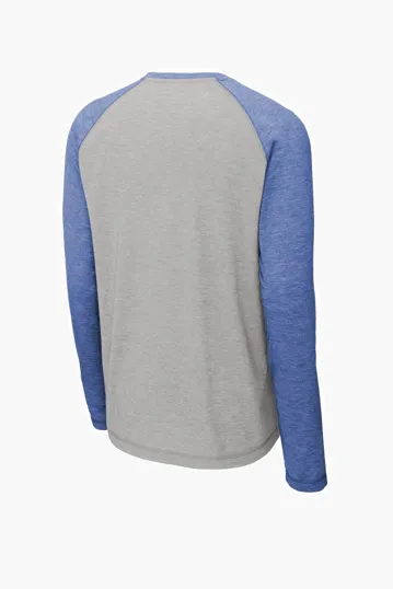 Sport-Tek PosiCharge Long Sleeve Tri-Blend Wicking Raglan Tee — view 20