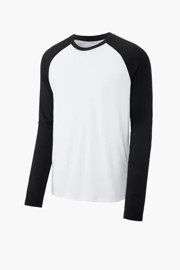 Sport-Tek PosiCharge Long Sleeve Tri-Blend Wicking Raglan Tee — view 11