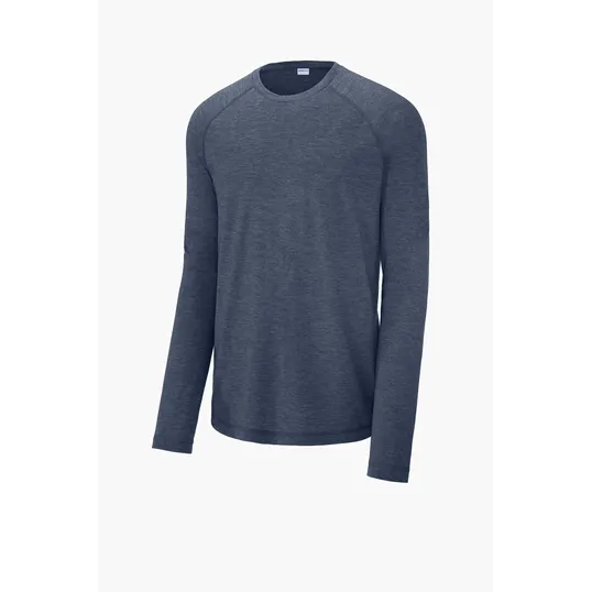 Sport-Tek PosiCharge Long Sleeve Tri-Blend Wicking Raglan Tee — view 22