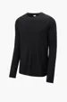 Sport-Tek PosiCharge Long Sleeve Tri-Blend Wicking Raglan Tee — view 2