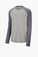 Sport-Tek PosiCharge Long Sleeve Tri-Blend Wicking Raglan Tee — view 3