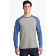 Sport-Tek PosiCharge Long Sleeve Tri-Blend Wicking Raglan Tee