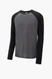 Sport-Tek PosiCharge Long Sleeve Tri-Blend Wicking Raglan Tee — view 10