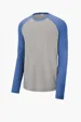 Sport-Tek PosiCharge Long Sleeve Tri-Blend Wicking Raglan Tee — view 14