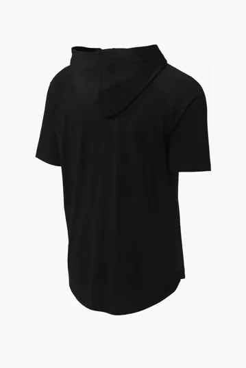 Sport-Tek PosiCharge Tri-Blend Wicking Short Sleeve Hoodie — view 6