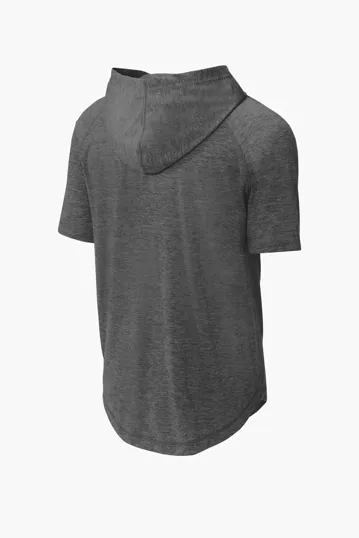 Sport-Tek PosiCharge Tri-Blend Wicking Short Sleeve Hoodie — view 7