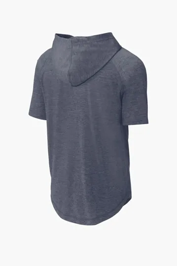 Sport-Tek PosiCharge Tri-Blend Wicking Short Sleeve Hoodie — view 9