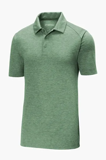 Sport-Tek PosiCharge Tri-Blend Wicking Polo — view 4