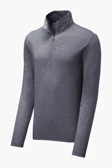Sport-Tek PosiCharge Tri-Blend Wicking 1/4-Zip Pullover — view 5