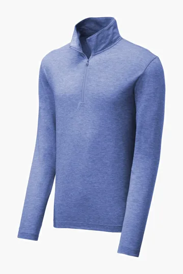 Sport-Tek PosiCharge Tri-Blend Wicking 1/4-Zip Pullover — view 6