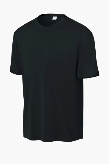 Sport-Tek Club Short Sleeve Crew — view 2
