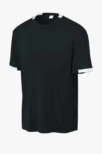 Sport-Tek Club Short Sleeve Crew — view 3