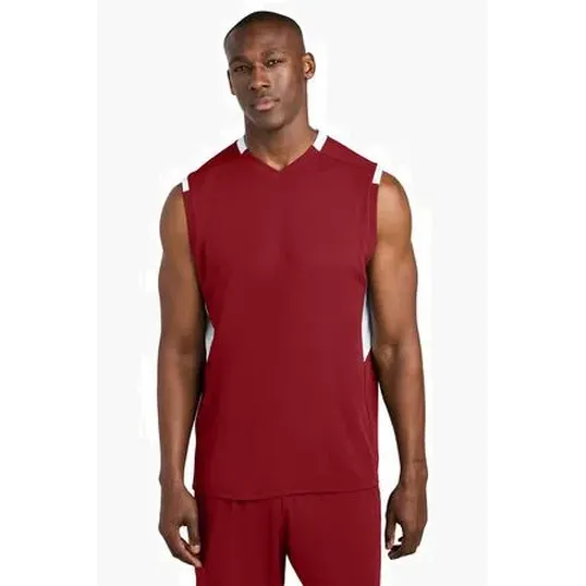 Sport-Tek Club Sleeveless V-Neck
