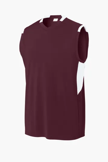 Sport-Tek Club Sleeveless V-Neck — view 5
