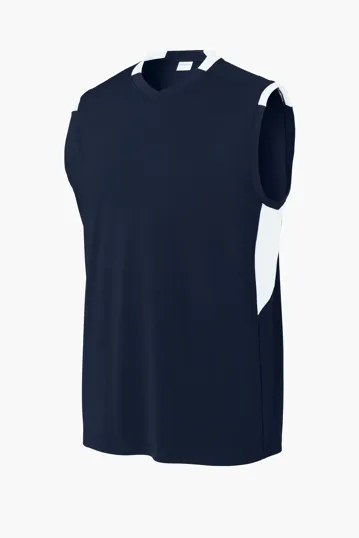 Sport-Tek Club Sleeveless V-Neck — view 6